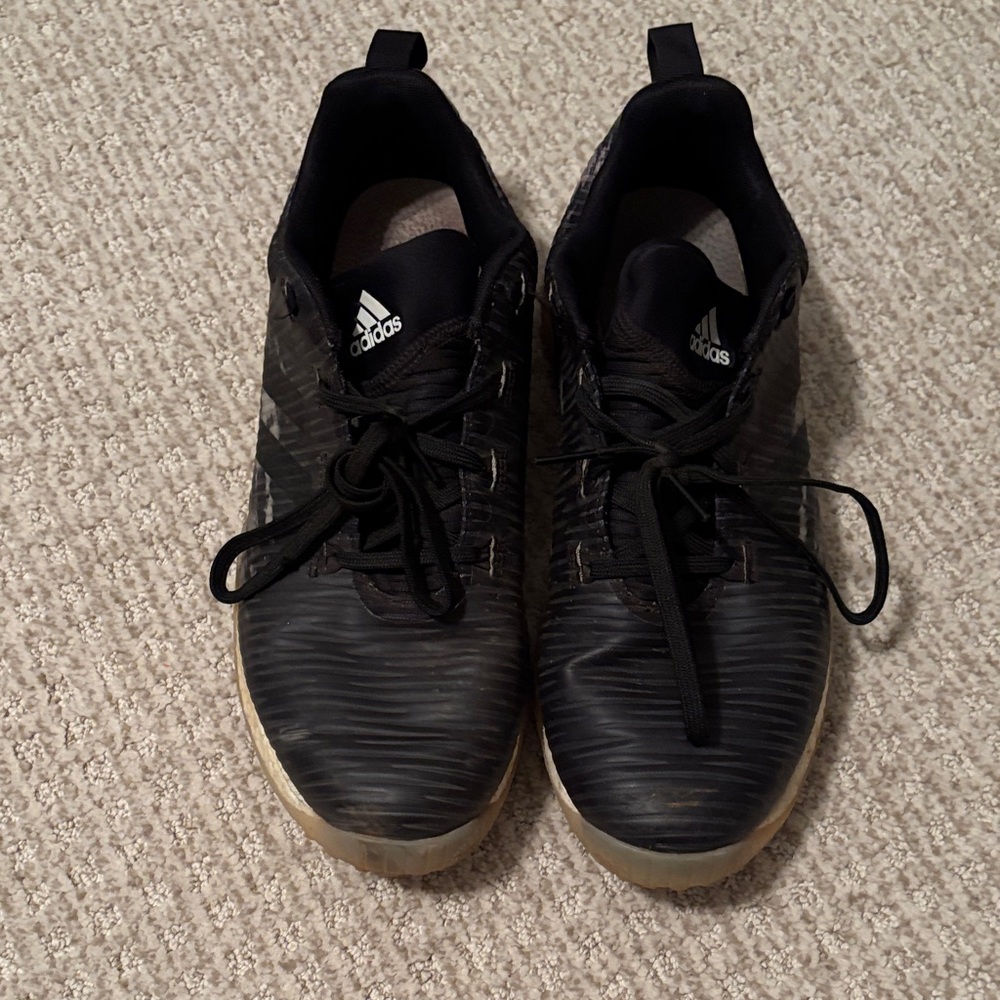 Adidas Men's Black and White Athletic Shoes